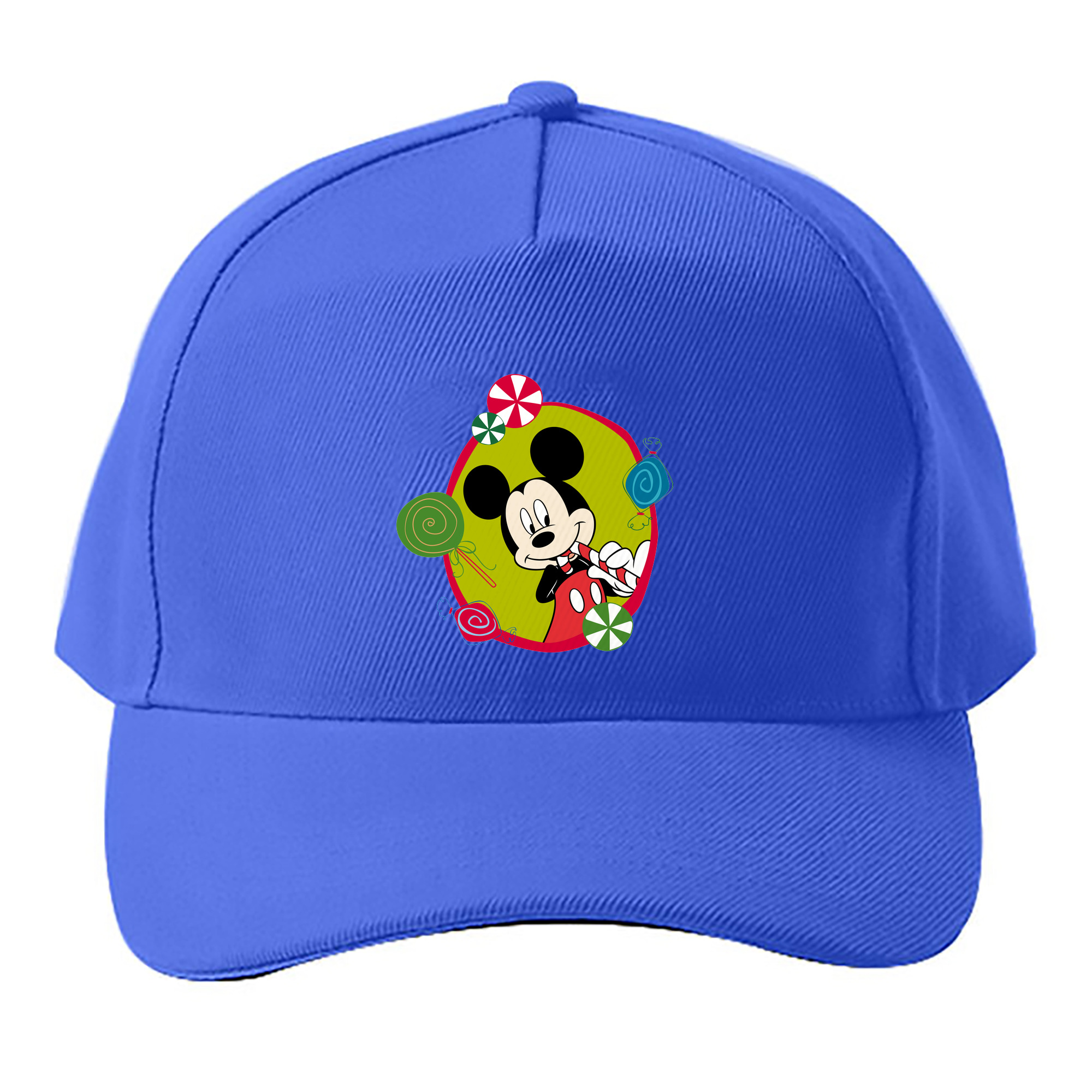 （画像用） ミッキーマウス Mickey Mouse ベースボールキャップ 綿100％ 男女兼用 帽子 スポーツ